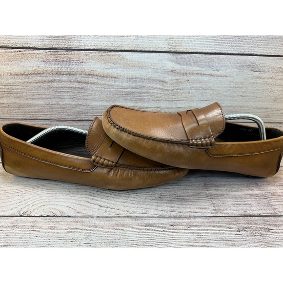 To Boot New York Adam Derrick Driving Shoe Loafer  Mens Size 13 Brown Leather main image 5